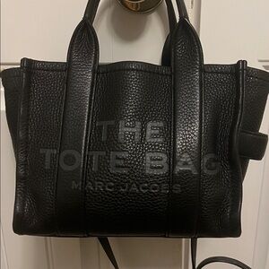 Marc Jacobs Black Pebbled Leather Tote